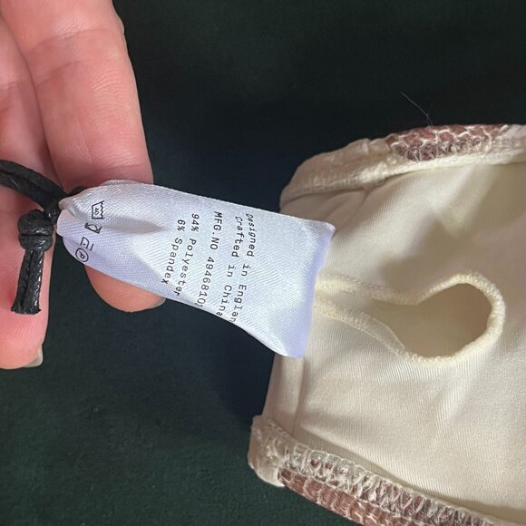 P&Co Women's checkered bikini top UK 8 - Picture 6 of 6